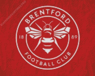 Brentford FC Logo Diamond Painting