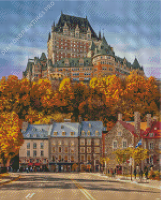 Château Frontenac Quebec City Canada Diamond Painting