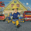 Fireman Sam Characters Running Diamond Painting