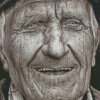 Happy Old Man Face Diamond Painting