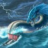 Leviathan Sea Serpent Diamond Painting