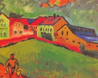 Meadow At The Moritzburg By Max Pechstein Diamond Painting