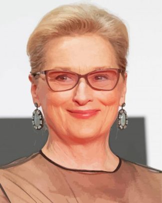 Meryl Streep Actress Diamond Painting