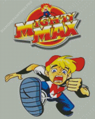 Mighty Max Animated Serie Poster Diamond Painting