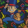 Mr Monopoly Diamond Painting