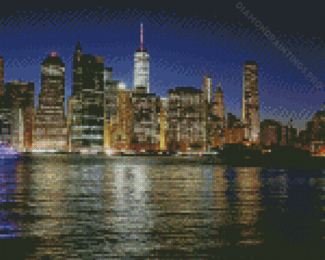 New York Night Light Diamond Painting