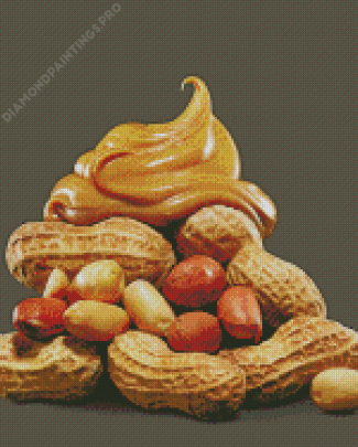 Peanuts And A Peanut Butter Diamond Painting