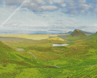 Quiraing Isle Of Skye Scotland Diamond Painting