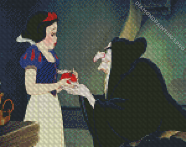 Snow White And The Evil Queen Diamond Painting