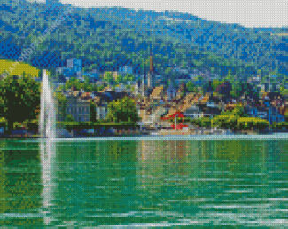 Switzerland Zug Nature Diamond Painting