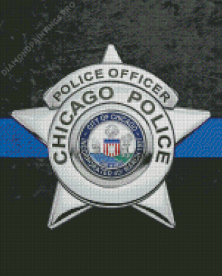 The Chicago Police Badge Diamond Painting