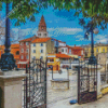 The Five Wells Square Zadar Diamond Painting