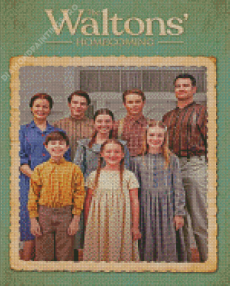 The Waltons Serie Poster Diamond Painting