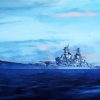 USS Iowa Ship Art Diamond Painting