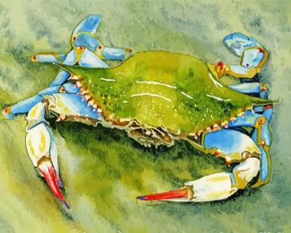 Blue Crab Diamond Painting