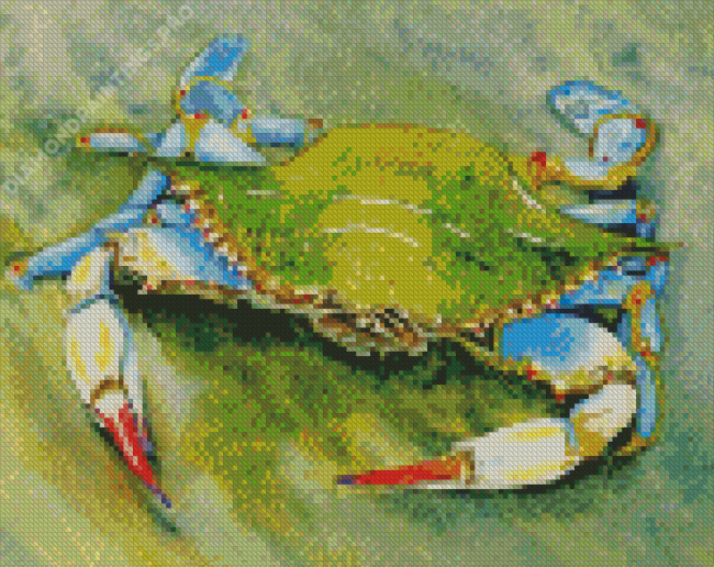 Blue Crab Diamond Painting