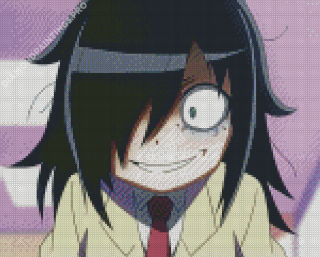 Watamote Anime Character Diamond Painting