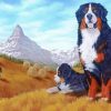 Aesthetic Bernese Mountain Dog Diamond Painting