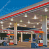 American Gas Station Diamond Painting