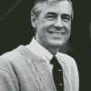 Black And White Fred Rogers Diamond Painting