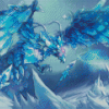 Blue Diamond Fantasy Bird Diamond Painting