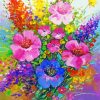 Bouquet Of Impressionist Flowers Diamond Painting