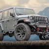 Grey Jeep Wrangler Diamond Painting