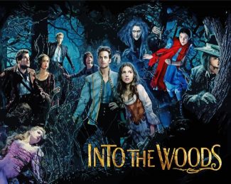 Into The Woods Disney Poster Diamond Painting