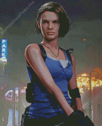 Jill Valentine Resident Evil Diamond Painting