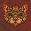 Mandala Cat Diamond Painting