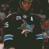 Mike Grier San Jose Sharks Ice Hockey Player Diamond Painting