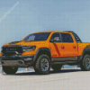 Orange Ram TRX Car Diamond Painting