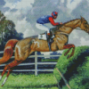 Steeplechase Horse Diamond Painting