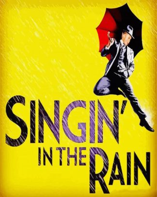 The Movie Singin In Rain Poster Diamond Painting