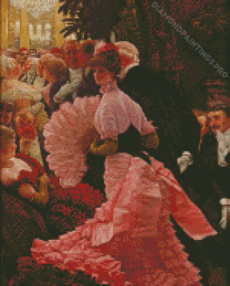 The Political Lady By James Tissot Diamond Painting