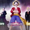 Zoro Luffy And Sanji Monster Trio Diamond Painting