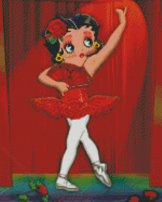 Betty Boop Ballerina Diamond Painting