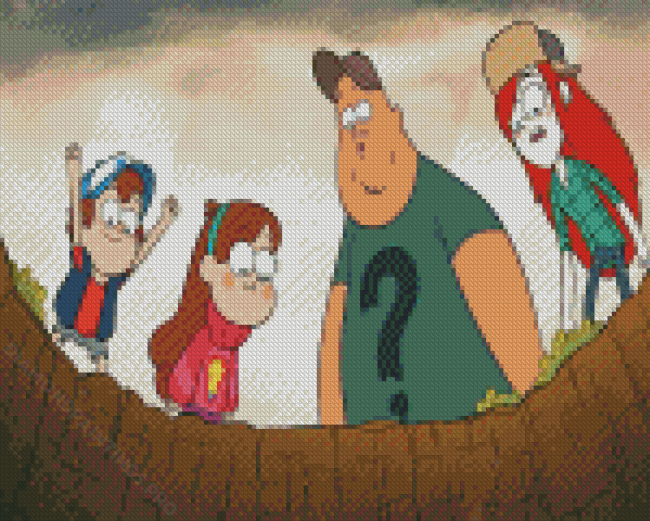 Gravity Falls Diamond Painting