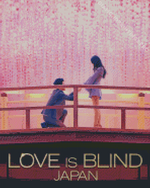 Love Is Blind Japan Poster Diamond Painting
