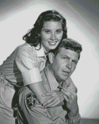 Black And White Andy Griffith Diamond Painting