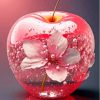 Floral Pink Apple Diamond Painting