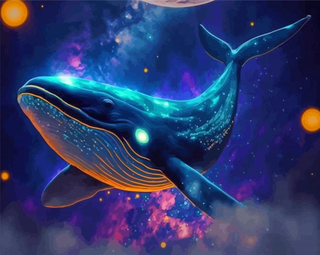 Galaxy Whale Diamond Painting