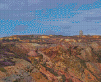 Landscape Of Parys Mountain Diamond Painting