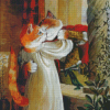 Vintage Cats In Love Diamond Painting