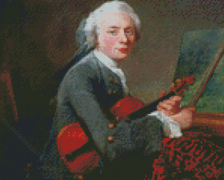 Violonist Jean Simeon Chardin Diamond Painting