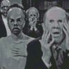 Black And White The Twilight Zone Characters Diamond Painting