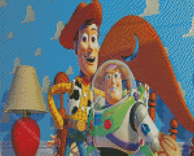 Buzz Lightyear And Woody Cartoon Diamond Painting