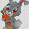 Cartoon Rabbit And Carrot Diamond Painting