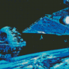 Death Star Space Diamond Painting