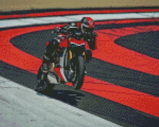 Ducati Streetfighter Driver Diamond Painting